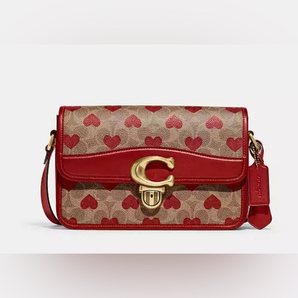 Coach Handbags - Coach NWT Studio Crossbody In Signature
Canvas With Heart Print